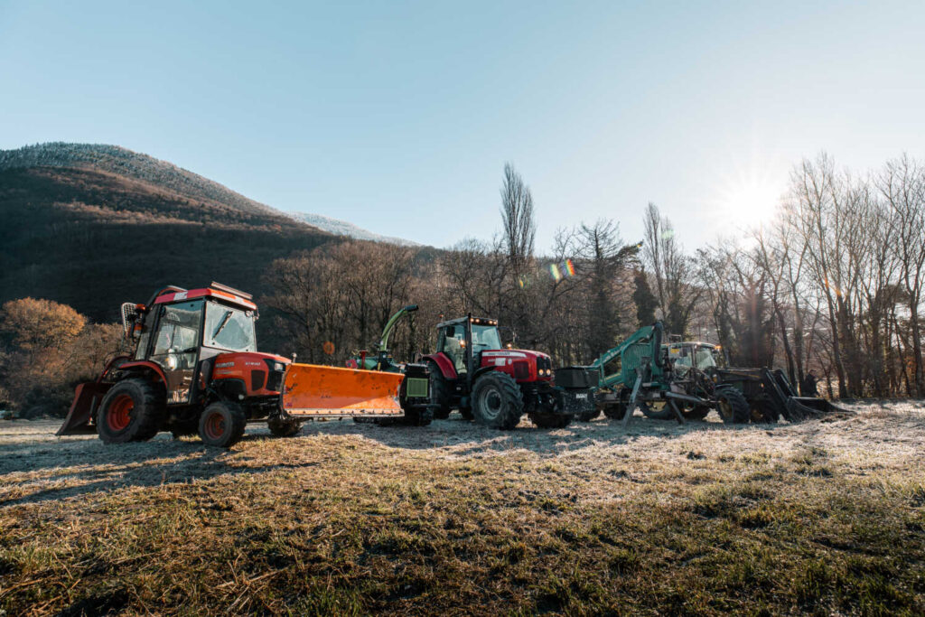 Photo du matériel de paysagistes